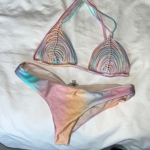 PQ Swim Bikini, small top, medium bottom, like new